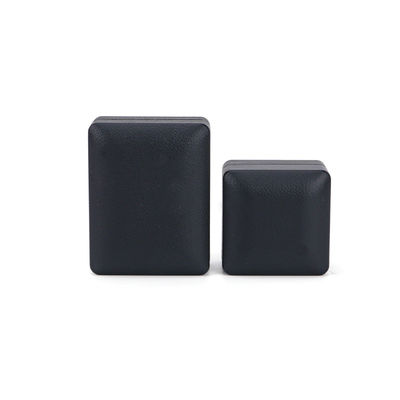 Купить Hanhong Custom Ring Box с легким 6,5*6,5*4,5 см Размер Черная кожа и бархатный материал online manufacture