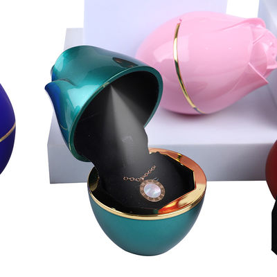 2021 Rose Design LED Light Jewelry Packaging Box для индивидуальных пластиковых и бархатных изделий
