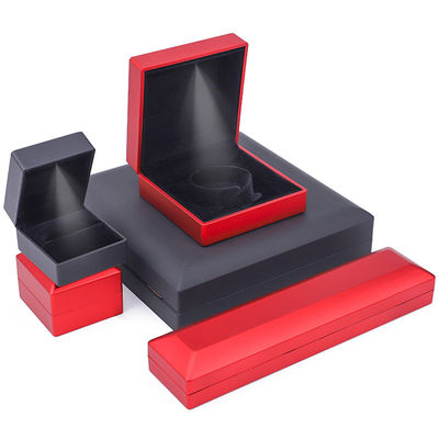 Коробка для упаковки ювелирных изделий на заказ Hanhong Velvet Stud Earrings Necklace Bracelet Box