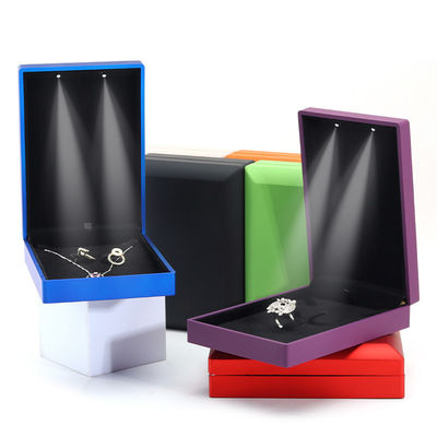 Hanhong Custom Logo Spray Paint Jewelry Packaging Box for Earrings Necklace Ring LED Set (Ханхунг на заказ логотип, распыляемая краска для ювелирных изделий)
