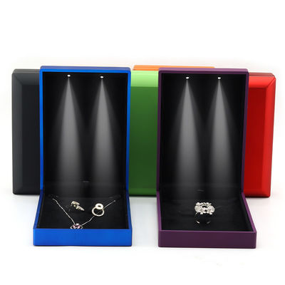 Hanhong Custom Logo Spray Paint Jewelry Packaging Box for Earrings Necklace Ring LED Set (Ханхунг на заказ логотип, распыляемая краска для ювелирных изделий)