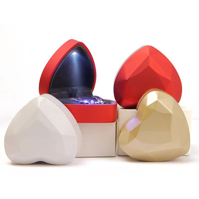 настраиваемые драгоценности в форме сердца, ожерелье, кольцо, коробка с логотипом