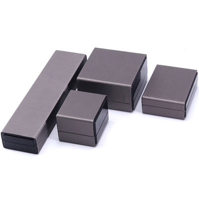 Hanhong Custom Logo LED Light Jewelry Packaging Box в сером цвете для браслета Ожерелье и кольцо