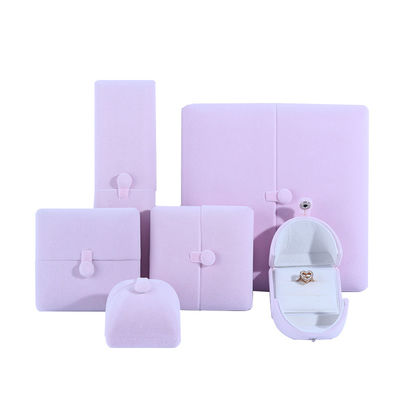 Купить Velvet Hanhong Custom Logo Jewelry Packaging Box for Bracelet Earrings Luxury in Pink (Веллетный Ханхонг на заказ) Коробка для упаковки ювелирных изделий для браслетов online manufacture