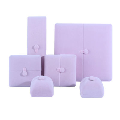 Velvet Hanhong Custom Logo Jewelry Packaging Box for Bracelet Earrings Luxury in Pink (Веллетный Ханхонг на заказ) Коробка для упаковки ювелирных изделий для браслетов