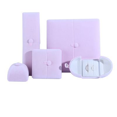 Velvet Hanhong Custom Logo Jewelry Packaging Box for Bracelet Earrings Luxury in Pink (Веллетный Ханхонг на заказ) Коробка для упаковки ювелирных изделий для браслетов