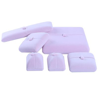 Velvet Hanhong Custom Logo Jewelry Packaging Box for Bracelet Earrings Luxury in Pink (Веллетный Ханхонг на заказ) Коробка для упаковки ювелирных изделий для браслетов
