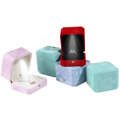 Hanhong Custom Rings Jewelry Box Packaging с индивидуальным размером и логотипом клиента