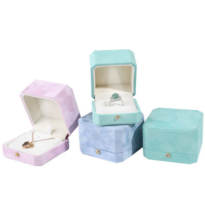 Hanhong Custom Rings Jewelry Box Packaging с индивидуальным размером и логотипом клиента