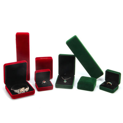 Luxury Velvet Jewelry Set Box for High Grade Green Packaging Bracelet Necklace Ring (Люксный бархатный ювелирный набор для высококачественной зеленой упаковки) Браслет Ожерелье Кольцо