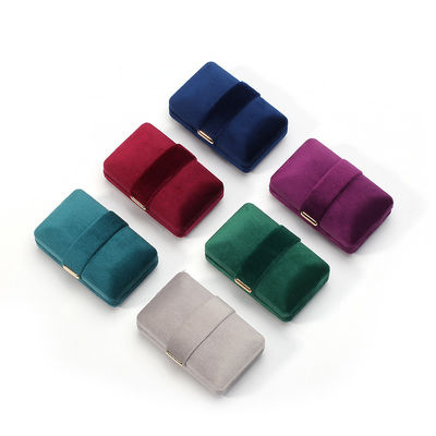 Вельвет Hanhong Custom Logo Luxury Green Jewelry Box for Earrings Браслет Ожерелье Кольцо Кольцо