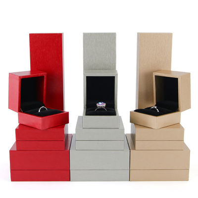 Купить Настраиваемый размер Luxury Touch Cardboard Jewelry Packaging Box для браслета и кольца online manufacture