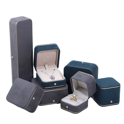 Ювелирная упаковка Hanhong Custom Velvet Box для ожерелья браслет серьги и кольцо