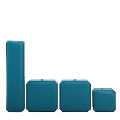 Купить Hanhong Crown Shape Cyan PU Leather Jewelry Box Идеально подходит для браслетов, сережек и колец online manufacture