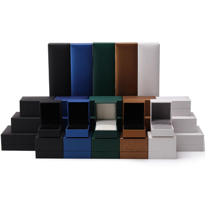 9*9*3.5cm Custom Logo Jewelry Packaging Box for Earrings Ожерелья и кольца на заказ