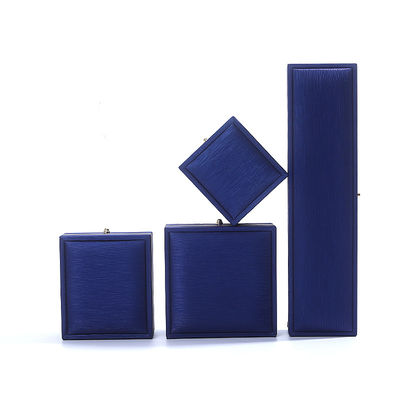 Купить Hanhong Custom Blue Leather Jewelry Box for Ring Necklace Bracelet Wedding Связаться с нами online manufacture