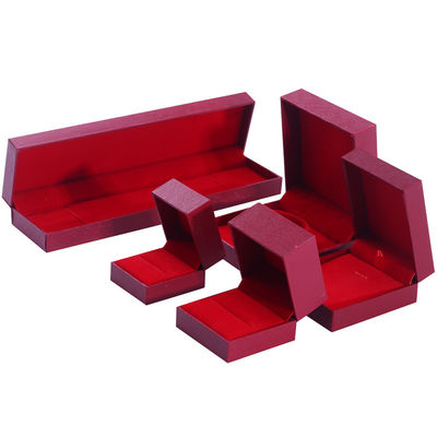Ручной Eco картон перевернуть красный коробка для ювелирных изделий настраиваемая коробка для ювелирных изделий