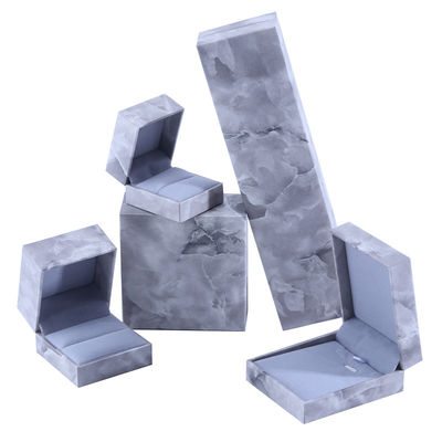 Ручной Eco картон флип мрамор коробка ювелирные изделия настраиваемая коробка ювелирных изделий