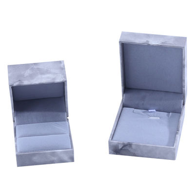 Ручной Eco картон флип мрамор коробка ювелирные изделия настраиваемая коробка ювелирных изделий