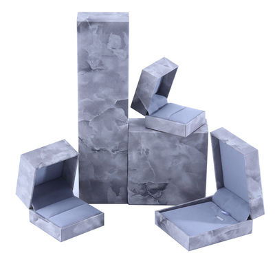 Ручной Eco картон флип мрамор коробка ювелирные изделия настраиваемая коробка ювелирных изделий