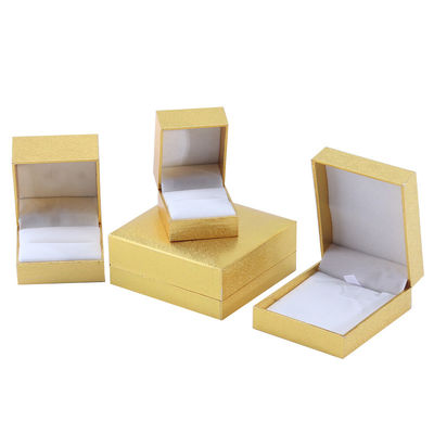Самодельная экологичная картонная шкатулка для ювелирных изделий желтого цвета, настраиваемая шкатулка для ювелирных изделий