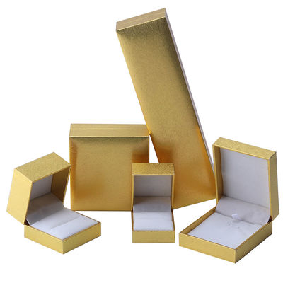 Самодельная экологичная картонная шкатулка для ювелирных изделий желтого цвета, настраиваемая шкатулка для ювелирных изделий