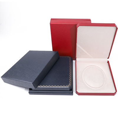 Картонная фирменная ювелирная коробка ручной работы, бумажная ювелирная коробка для ожерелья