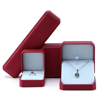 Купить Коробка для ювелирных изделий из красной кожи online manufacture
