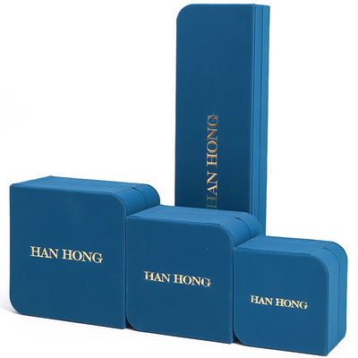 Коробка для хранения ювелирных изделий из кожи PU в форме бриллиантов для упаковки кольцевых подвесок