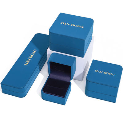 Коробка для хранения ювелирных изделий из кожи PU в форме бриллиантов для упаковки кольцевых подвесок