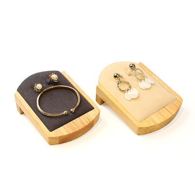 OEM Дискретные деревянные серьги Дисплейная крышка Ювелирные изделия Подвески Экспозиции Реквизиты