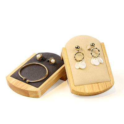 OEM Дискретные деревянные серьги Дисплейная крышка Ювелирные изделия Подвески Экспозиции Реквизиты