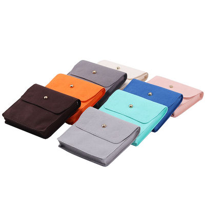 Высококлассные анти царапины мини бархатные ювелирные сумки Flip Open роскошные мелкие бархатные сумки