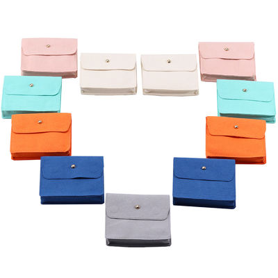 Высококлассные анти царапины мини бархатные ювелирные сумки Flip Open роскошные мелкие бархатные сумки