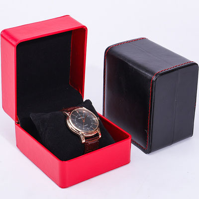 Уникальная водонепроницаемая кожа из PU Luxury Watch Packaging Box мягкая бархатная подкладка