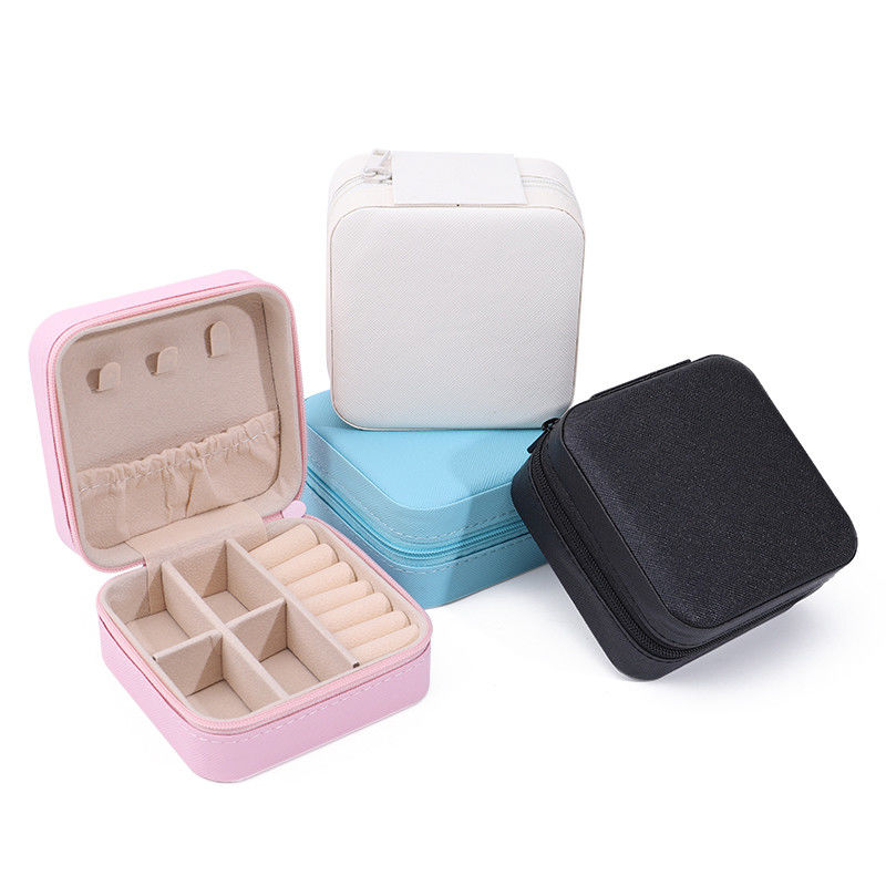 Han Hong Custom Logo Travel Jewelry Packaging Box for Earrings Necklace Ring Storage (Хан Хонг на заказ с логотипом для путешествий) Коробка для упаковки ювелирных изделий
