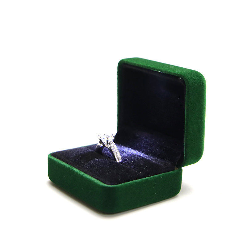 Luxury Velvet Jewelry Set Box for High Grade Green Packaging Bracelet Necklace Ring (Люксный бархатный ювелирный набор для высококачественной зеленой упаковки) Браслет Ожерелье Кольцо