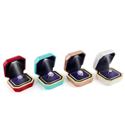 Пластиковые бархатные ювелирные коробки для Hanhong многоцветные браслеты серьги ювелирные изделия свет