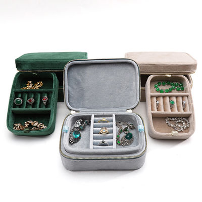 Свадебное бархатное путешественное кольцо коробка для Хан Хон пара ожерелье ювелирные изделия хранения